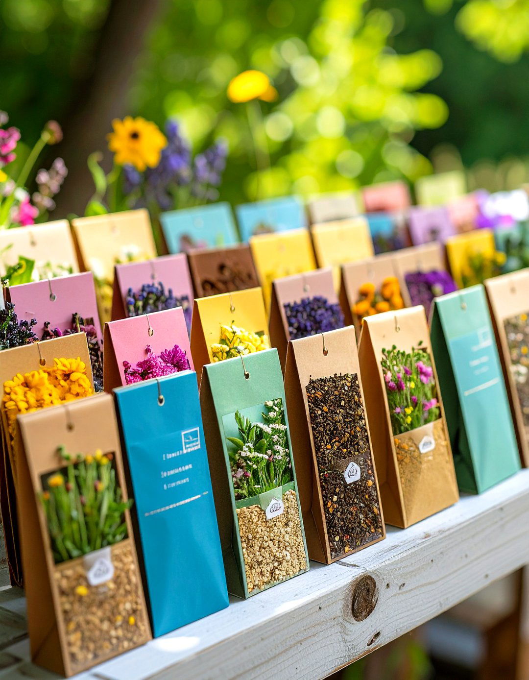 Seed Packet Wedding Favors with Growing Instructions - 24 Wedding Favors Ideas