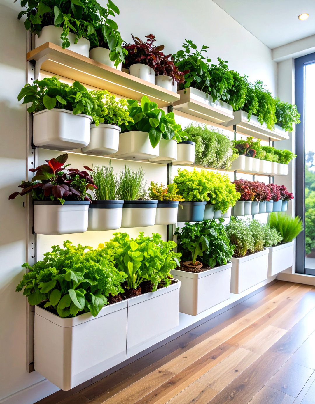 Self Watering Wall Planters - 24 Indoor Plant Wall Ideas