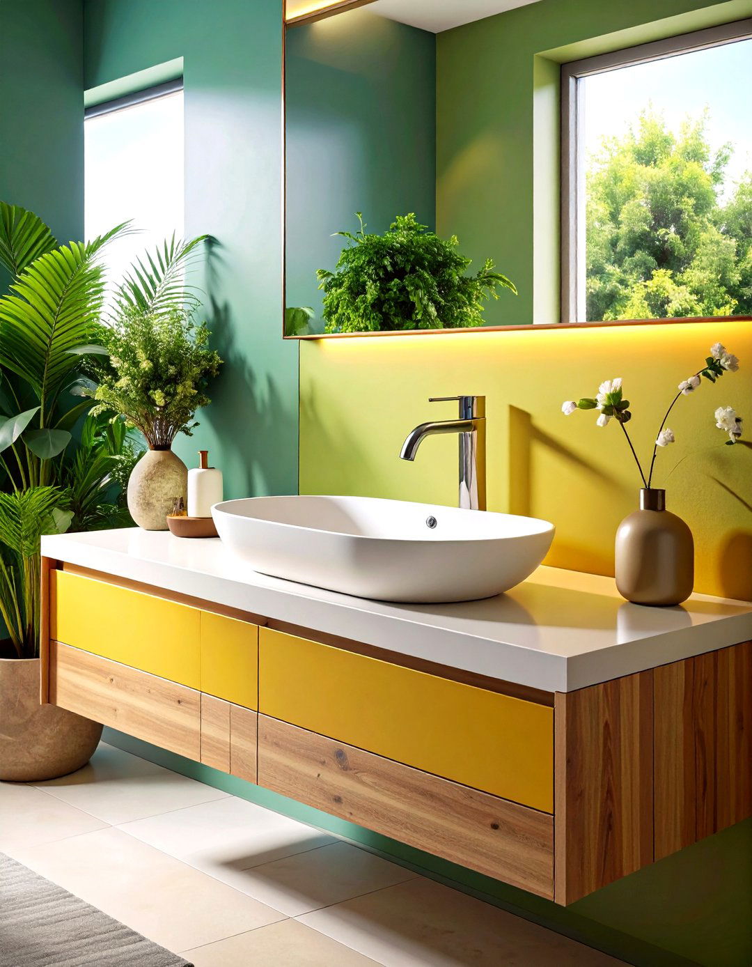 Semi Recessed Modern Bathroom Sinks - 24 Bathroom Sink Ideas