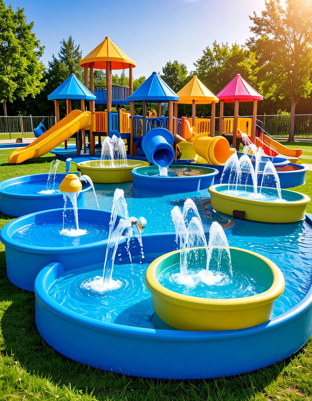 Sensory Water Play Mud Kitchen with Pumping System - 24 Mud Kitchen Ideas