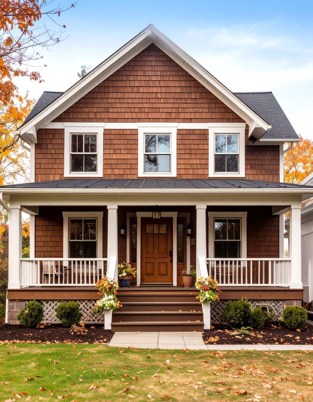 Sepia Brown Natural Exterior Stain - 24 Brown Exterior House Colors