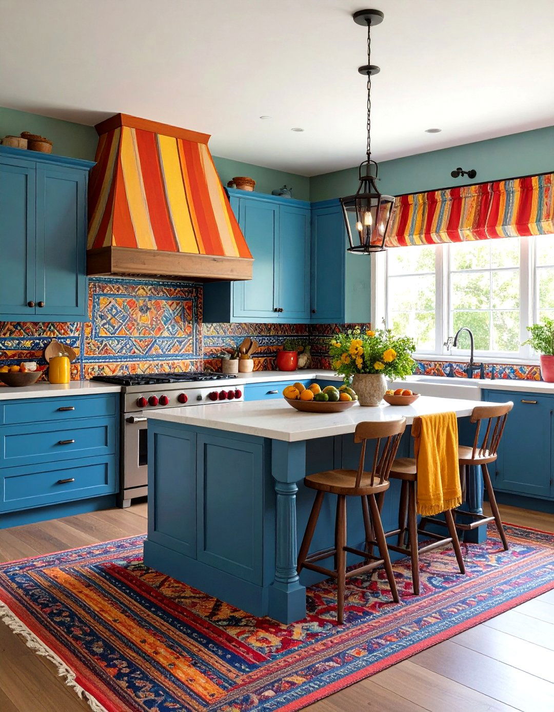 Serape Inspired Color Schemes - 24 Southwestern Kitchen Ideas