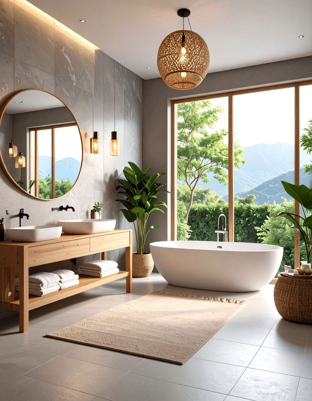 Serene Spa Sanctuary Bathroom Space - 24 Teen Bathroom Ideas