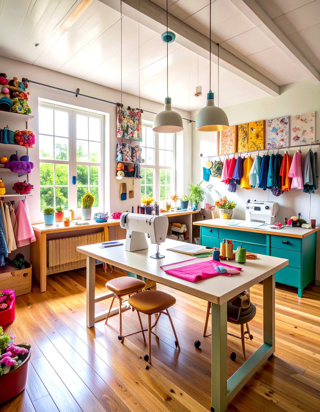 Sewing and Quilting Room - 24 She Shed Interior Ideas