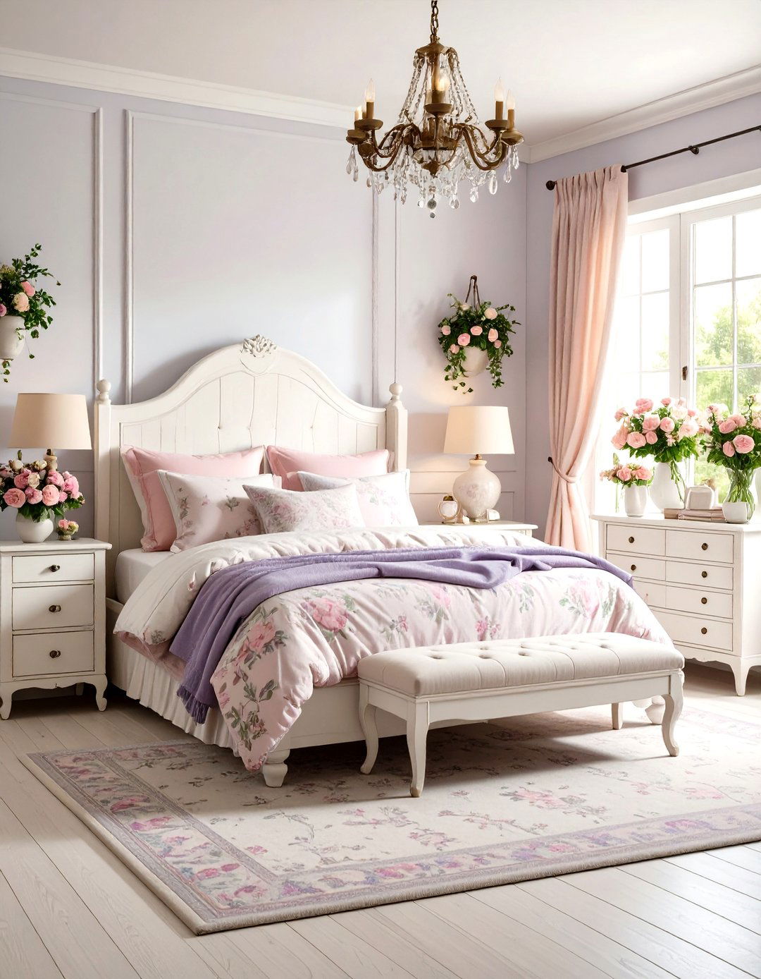 Shabby Chic Bedroom Pastels - 24 Cottage Decorating Ideas