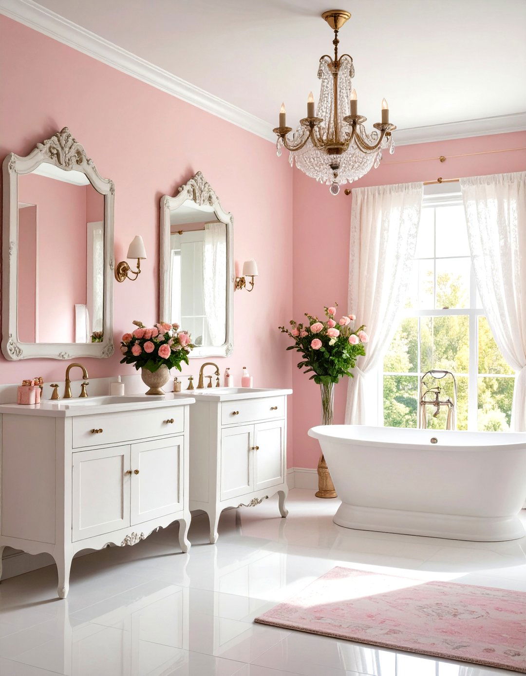 Shabby Chic Cottage Romance - 24 Cottage Bathroom Ideas