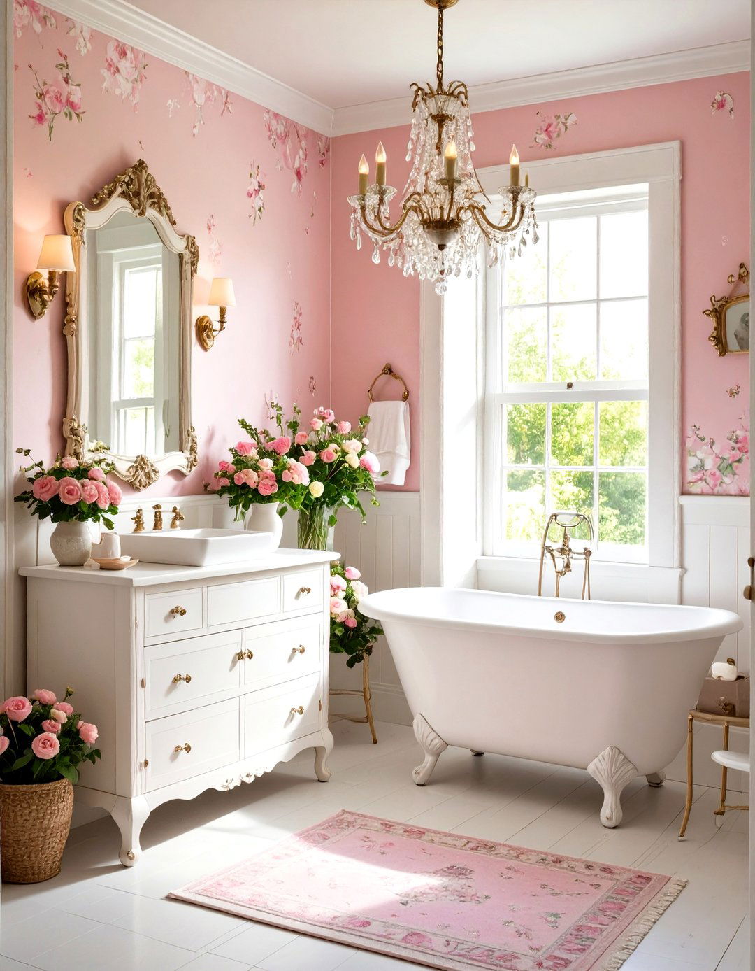 Shabby Chic Cottage - 24 Vintage Bathroom Ideas