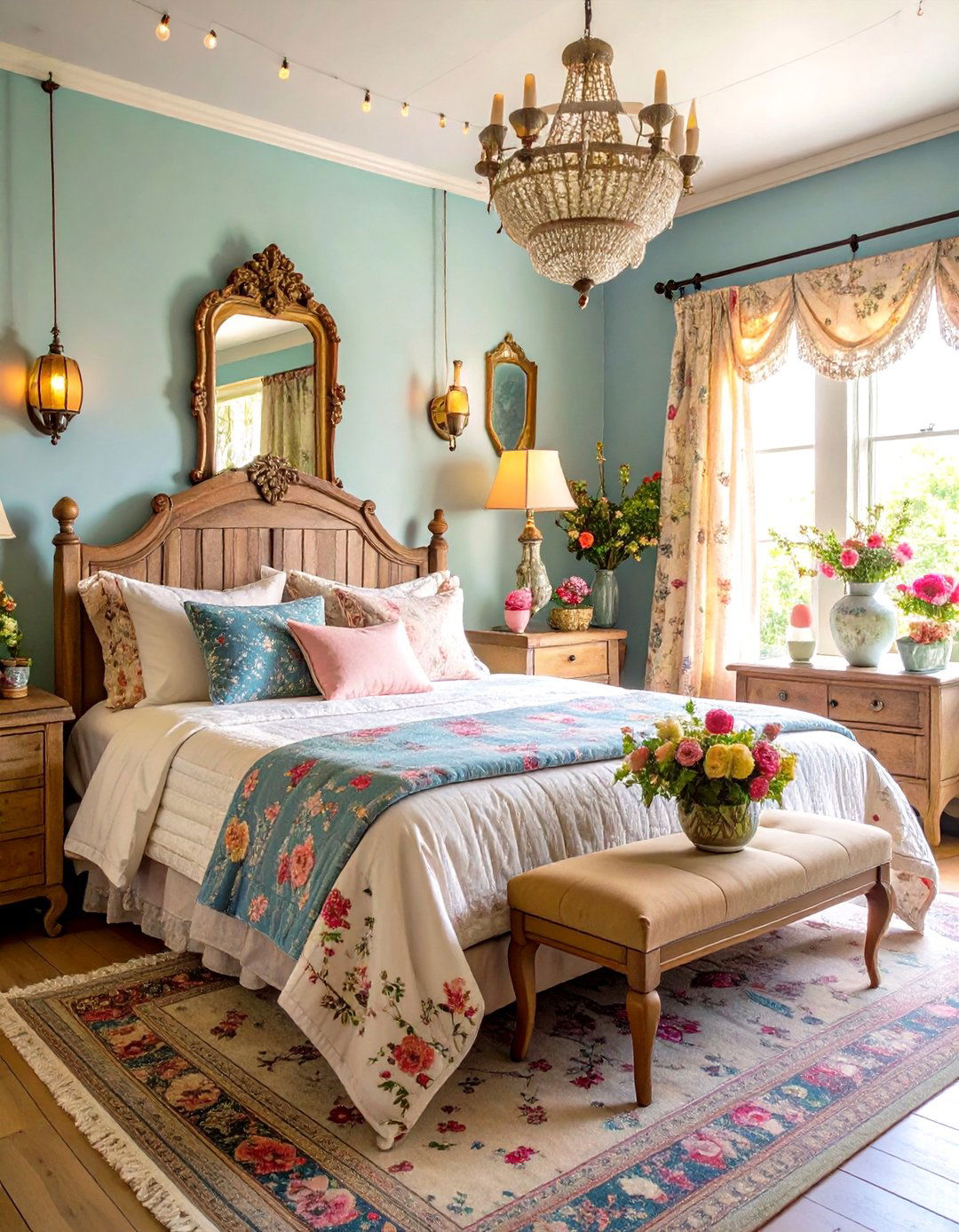 Shabby Chic Vintage Romance - 24 90s Bedroom Decor Ideas