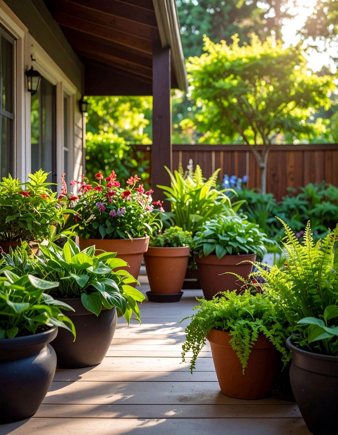 Shade Garden Container Collections - 24 Container Garden Ideas