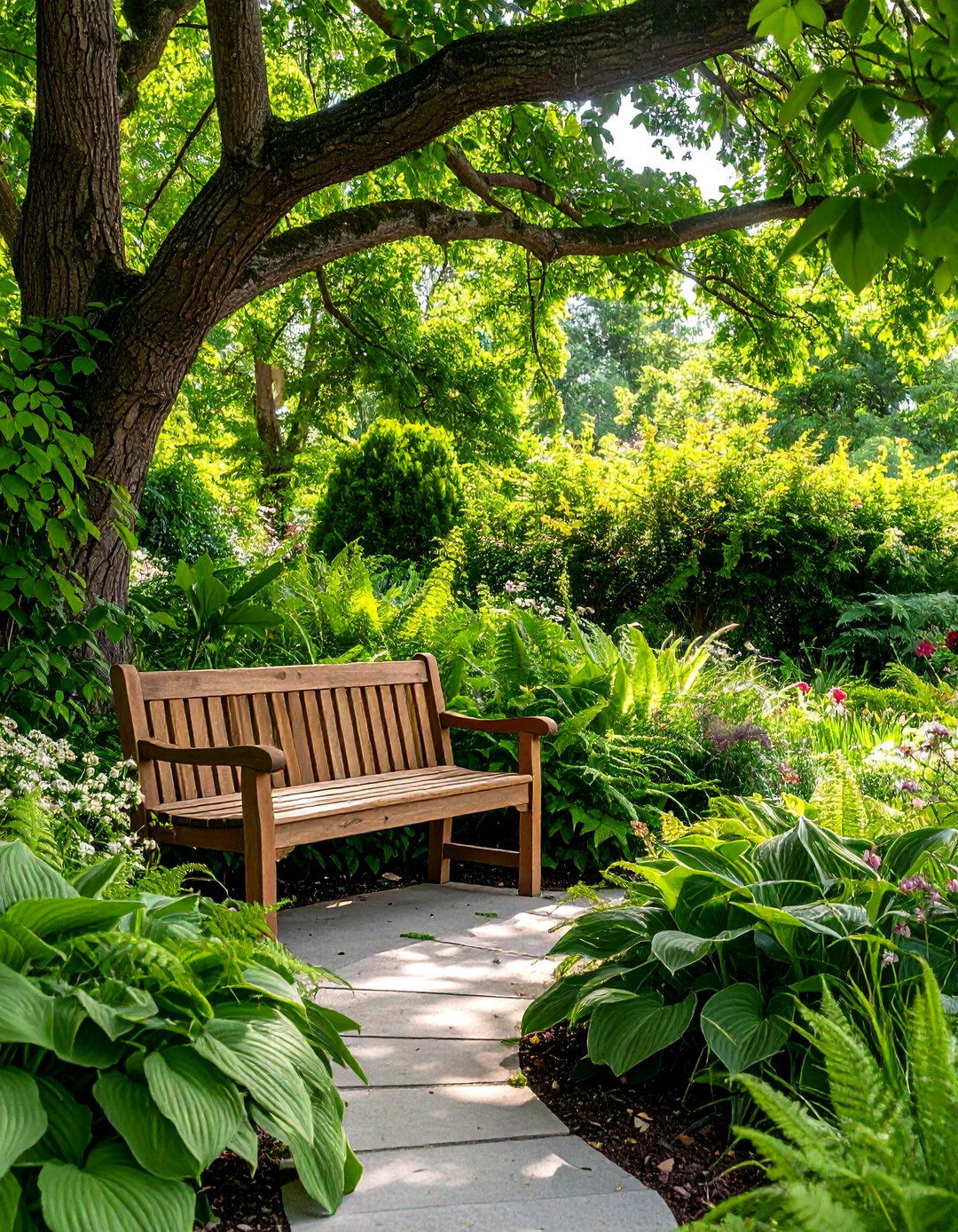 Shade Garden Sanctuaries - 24 Tree Landscaping Ideas