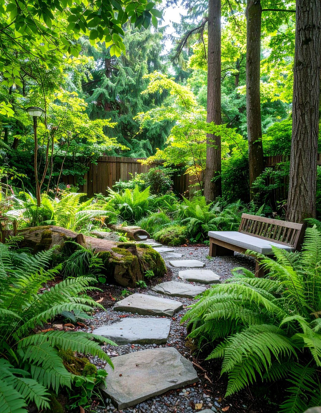 Shade Garden Woodland Retreat - 24 South Florida Landscaping Ideas