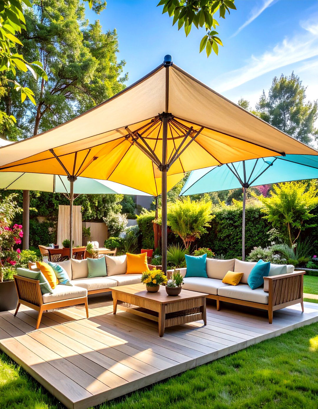 Shade Sail Configuration - 24 Covered Patio Ideas
