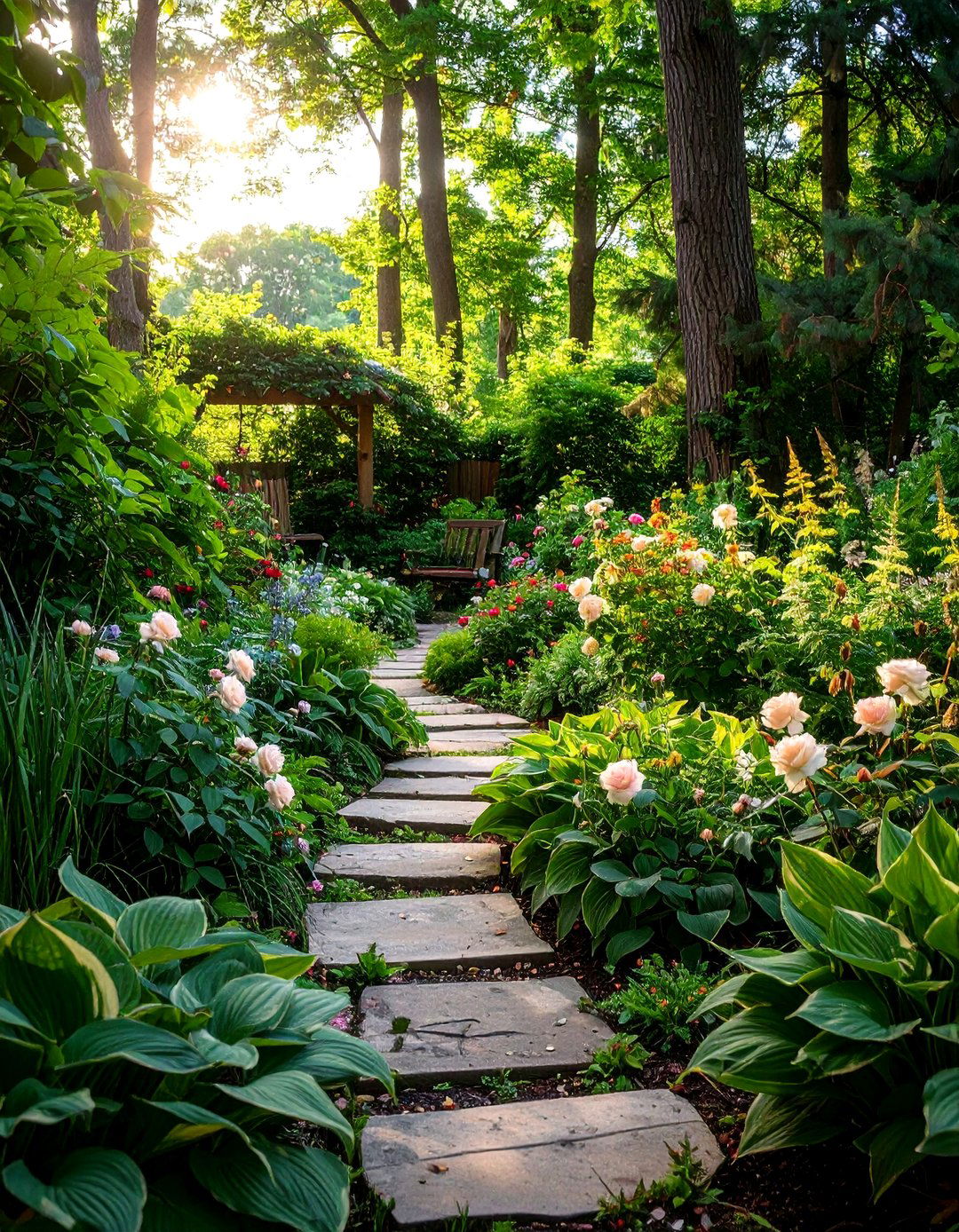 Shade Tolerant Rose Garden Design - 24 Rose Garden Ideas