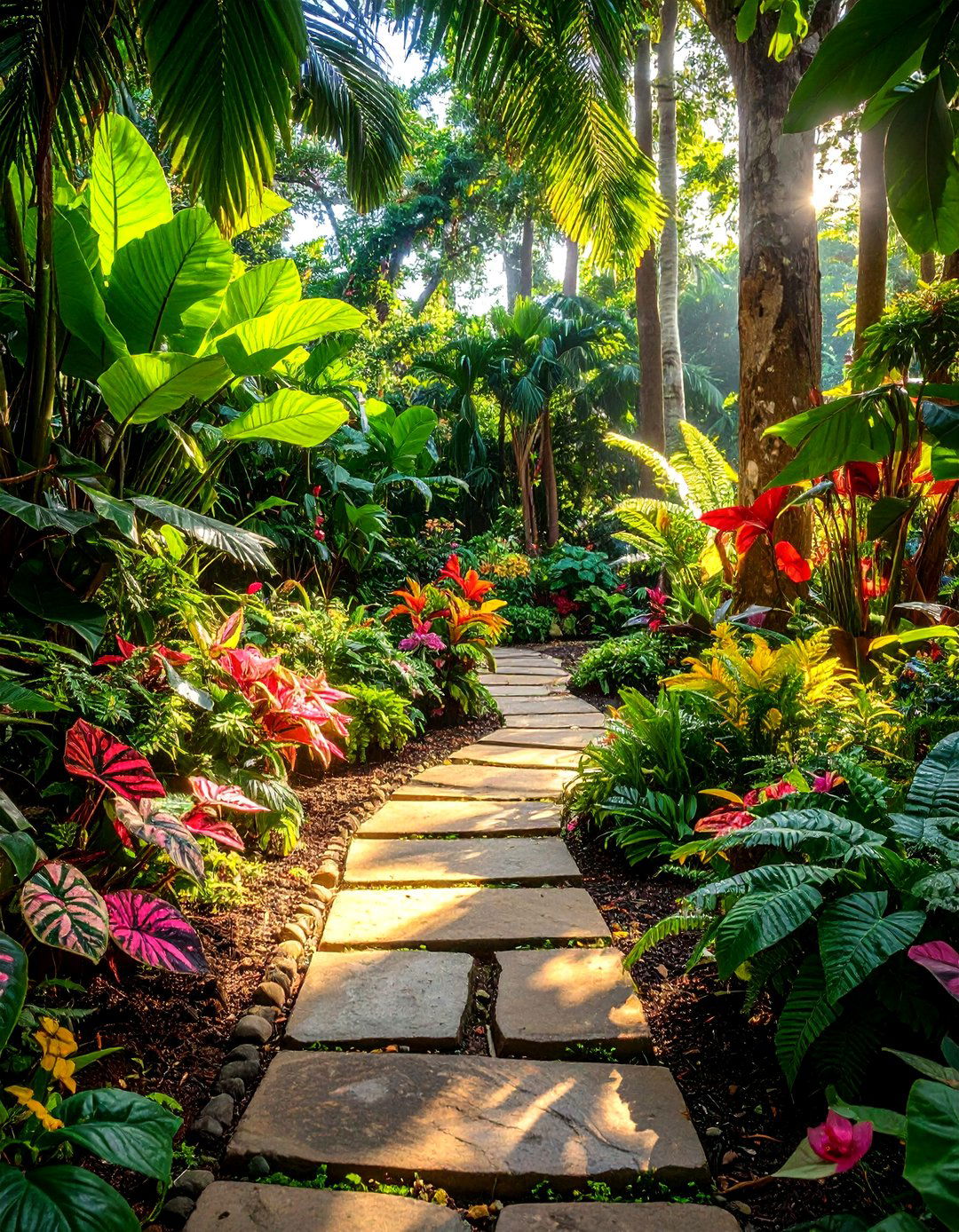 Shaded Tropical Understory Garden - 24 South Florida Landscaping Ideas