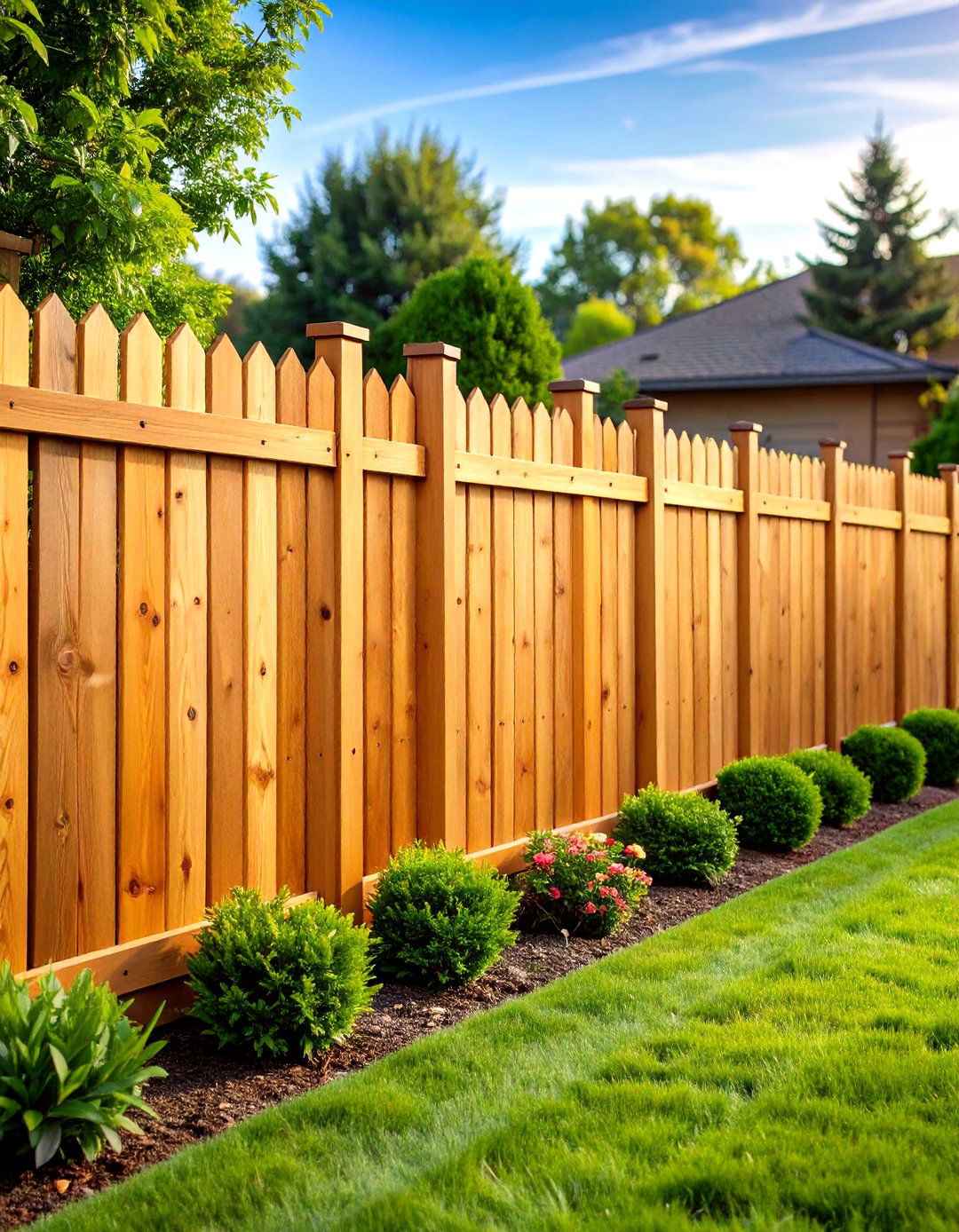 Shadowbox Cedar Fence - 24 Wood Fence Ideas