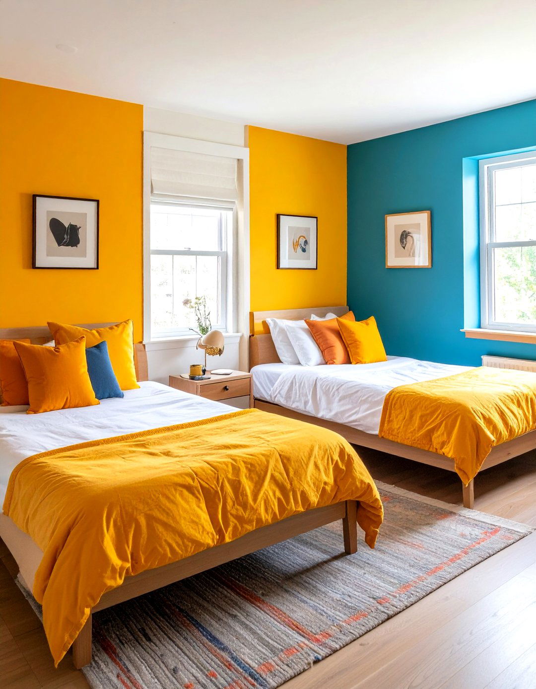 Shared Space Harmony - 24 Minimalist Dorm Room Ideas