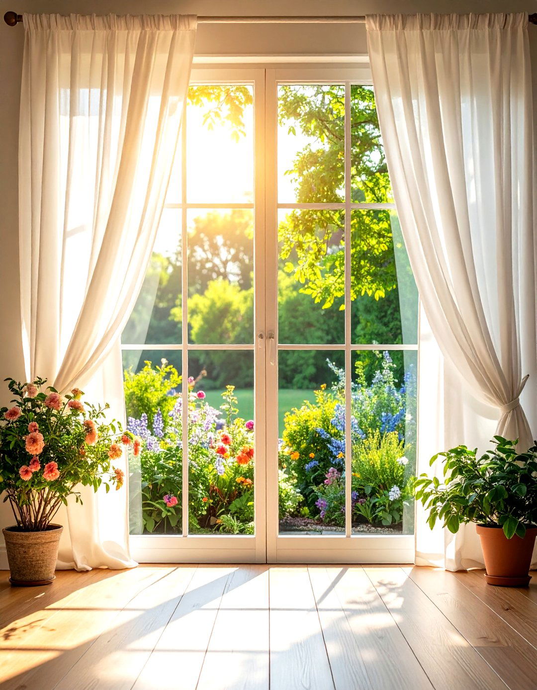 Sheer Sliding Door Curtains - 24 Sliding Door Curtain Ideas