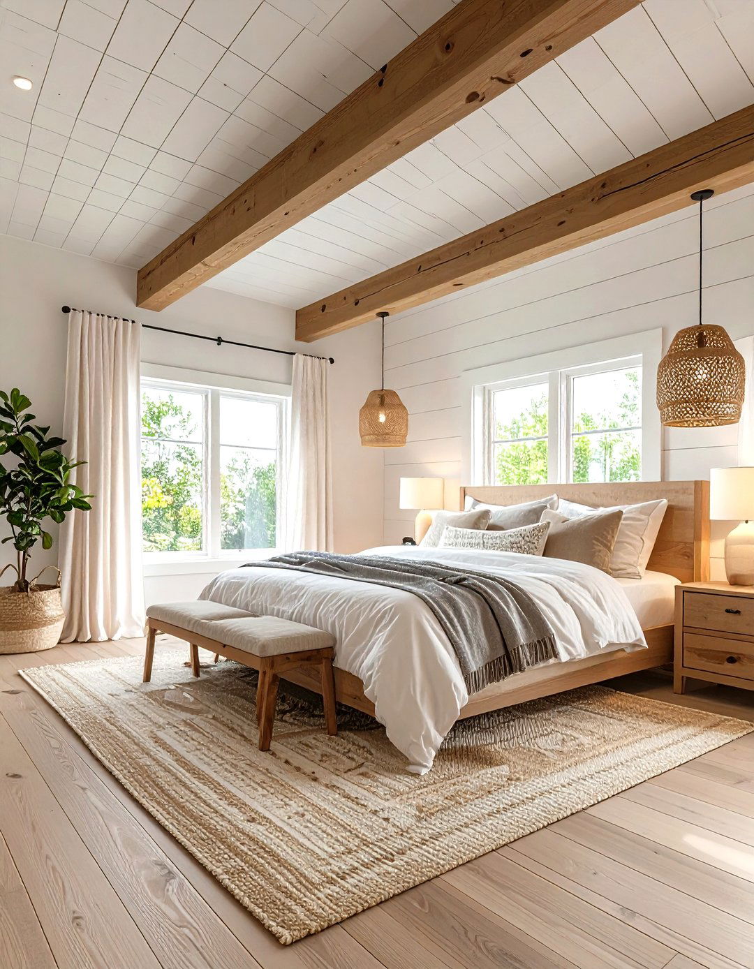 Shiplap Bedroom Ceiling Design - 24 Shiplap Bedroom Ideas