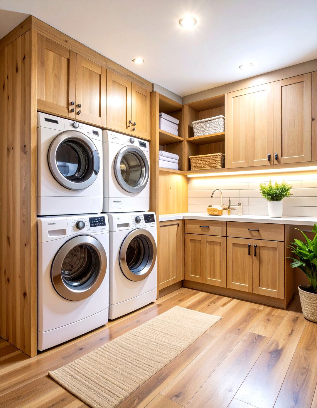 Shiplap Closet Conversion Design - 24 Shiplap Laundry Room Ideas
