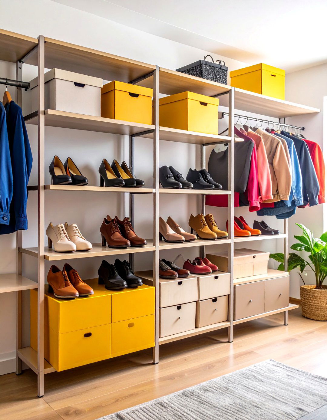 Shoe Storage Solutions - 24 Small Dressing Room Ideas
