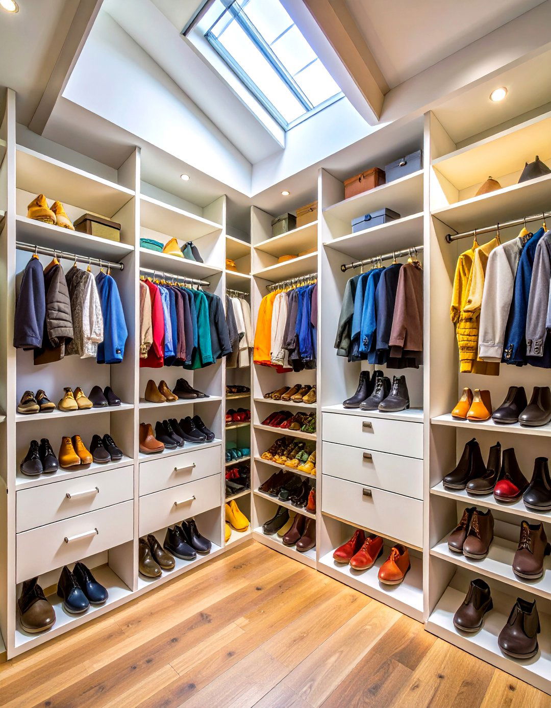 Shoe Storage Specialists for Angled Spaces - 24 Sloped Ceiling Closet Ideas