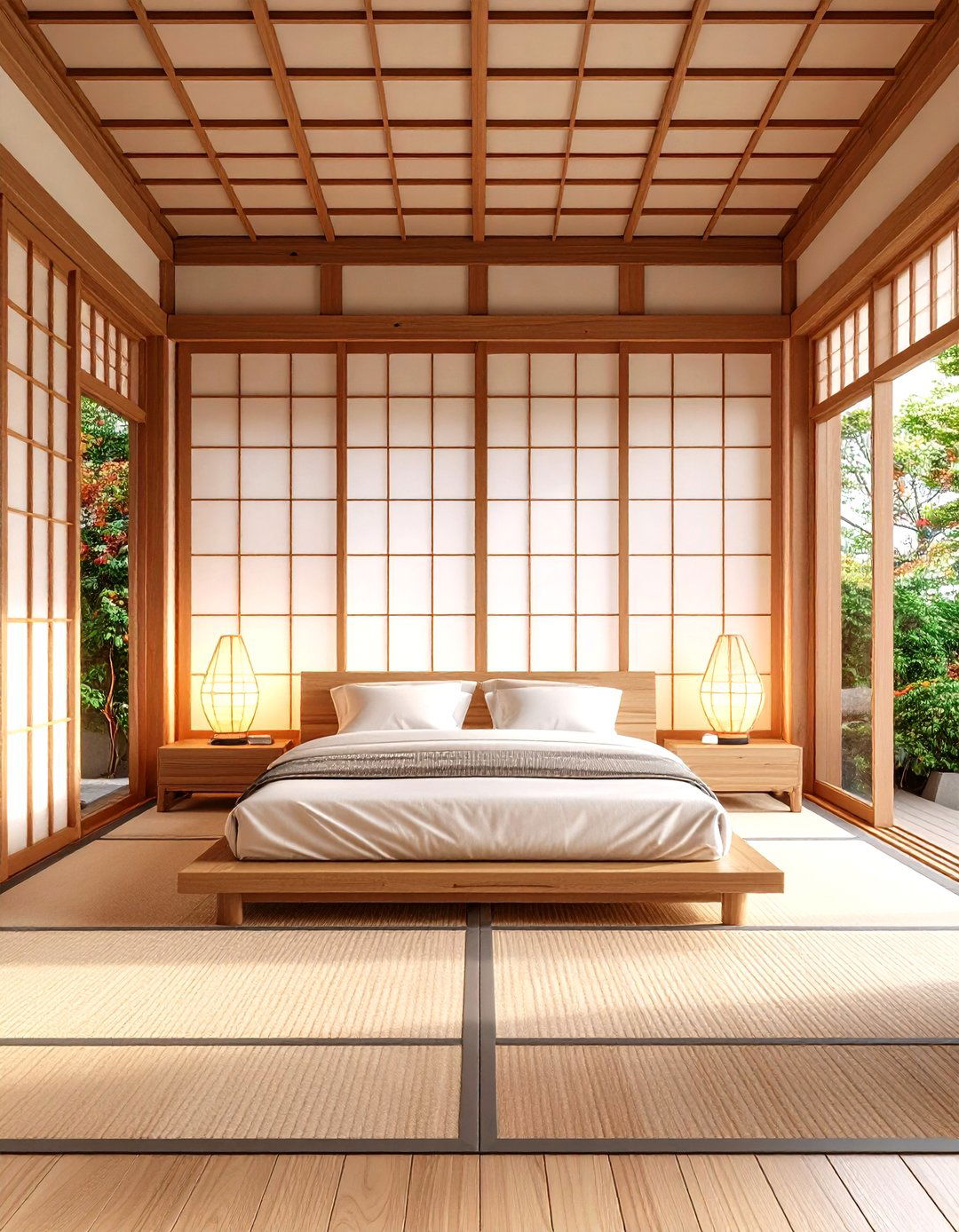 Shoji Screen Room Dividers - 24 Japanese Bedroom Design Ideas