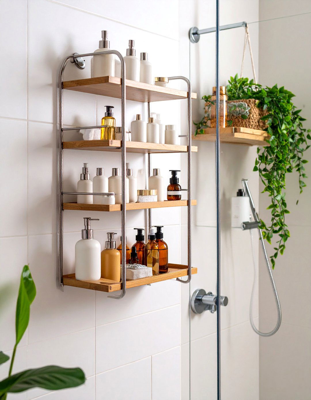 Shower Spice Rack Systems - 24 Shower Storage Ideas