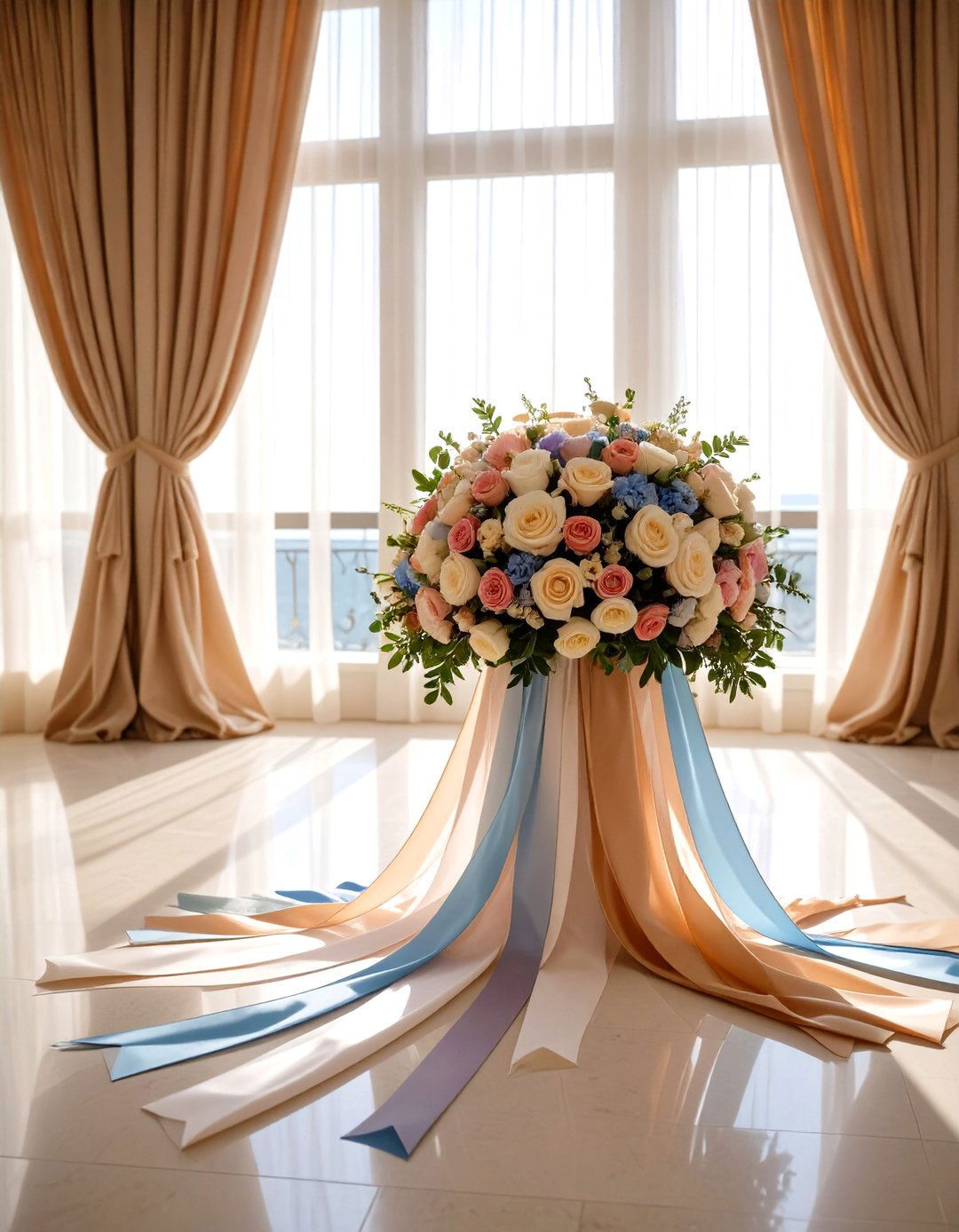 Silk Ribbon Cascade Wedding Bouquet - 24 Wedding Bouquet Ideas