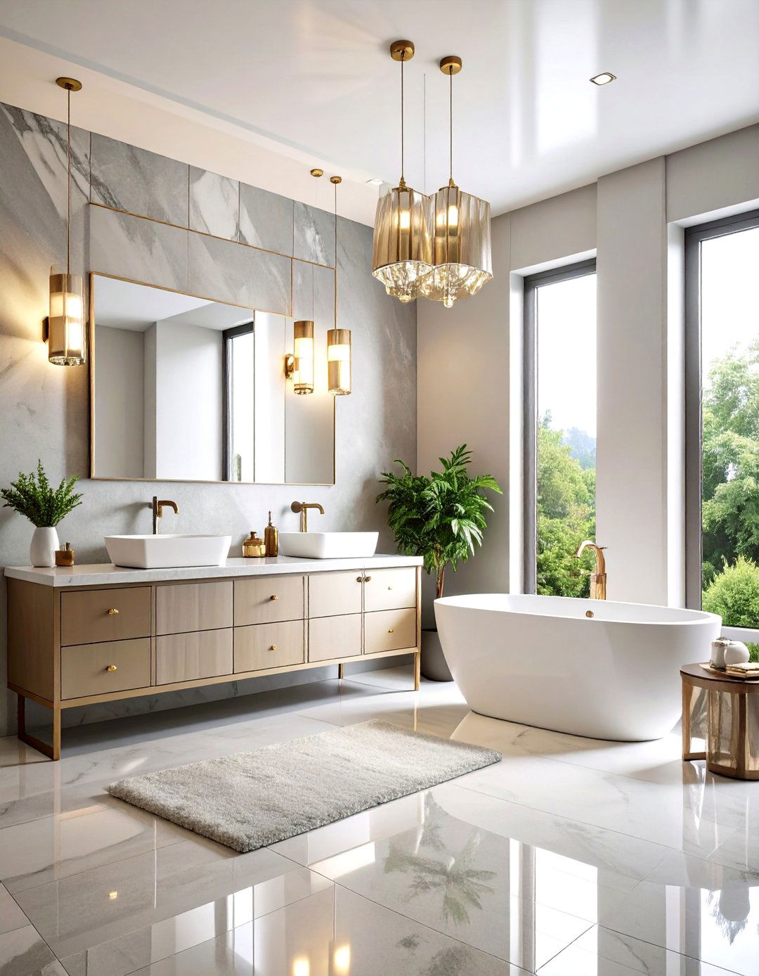 Silver Drop Powder Room - 24 Light Gray Paint Colors for Your House