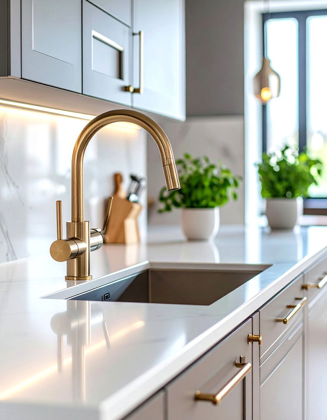 Silver Finish Kitchen Hardware - 24 Dream Kitchen Ideas