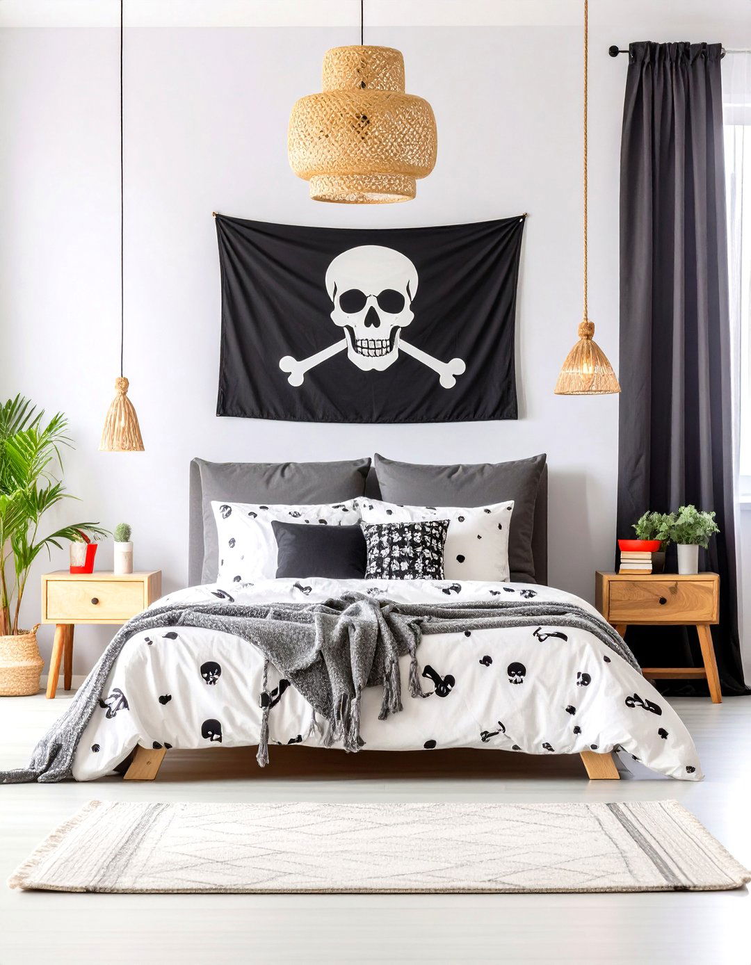 Skull and Crossbones Adventure Room - 24 Pirate-themed Bedroom Ideas