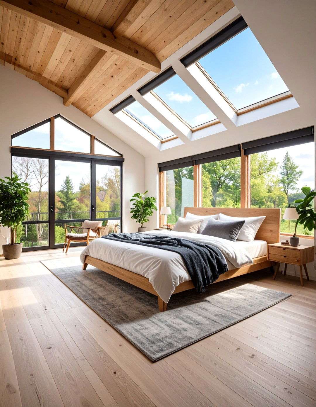 Skylight Bedroom Loft Feature - 24 Loft Ideas