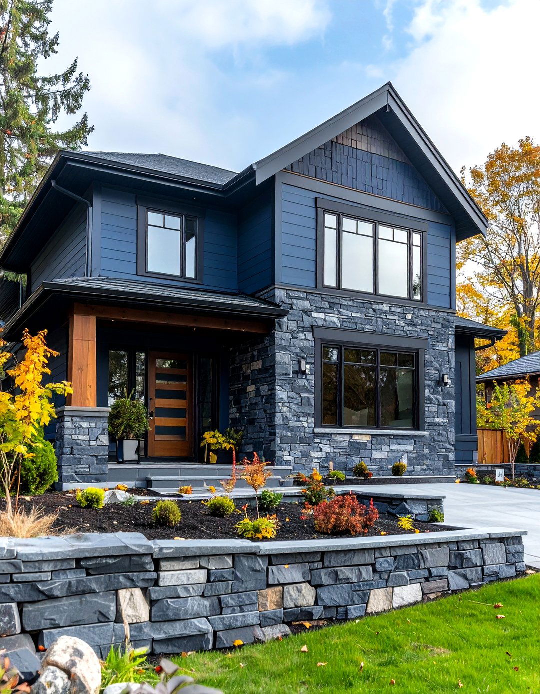 Slate Stone Siding - 24 Types of Exterior House Stone