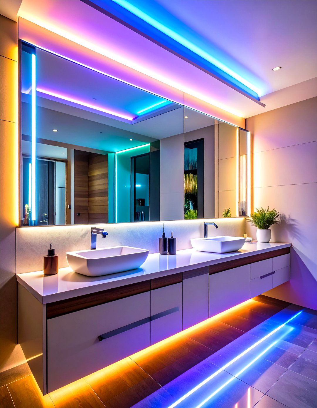 Sleek Linear LED Bar Systems - 24 Bathroom Lighting Ideas Over Mirror