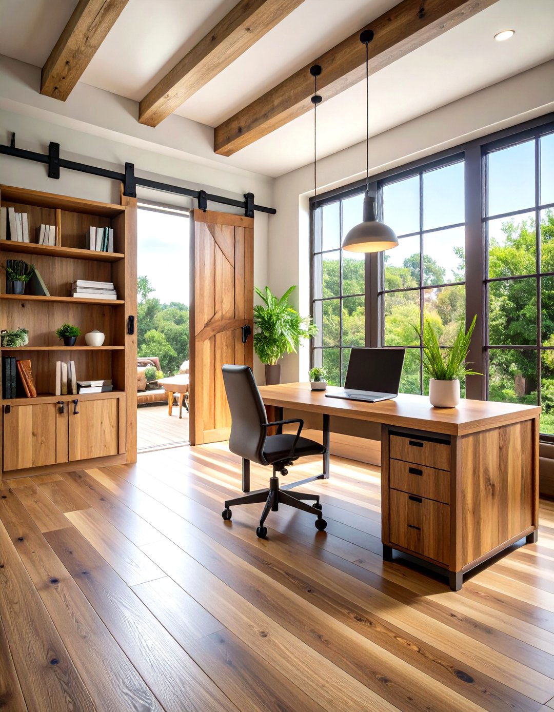 Sliding Barn Door Home Office - 24 Home Office Door Ideas