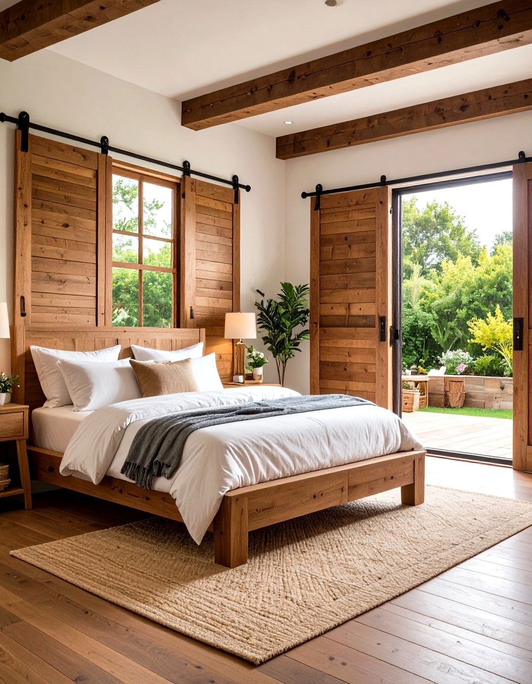 Sliding Barn Door Window Shutters - 24 Barn Door Ideas