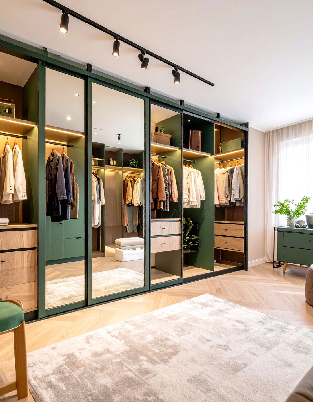 Sliding Door Space Savers - 24 Small Dressing Room Ideas