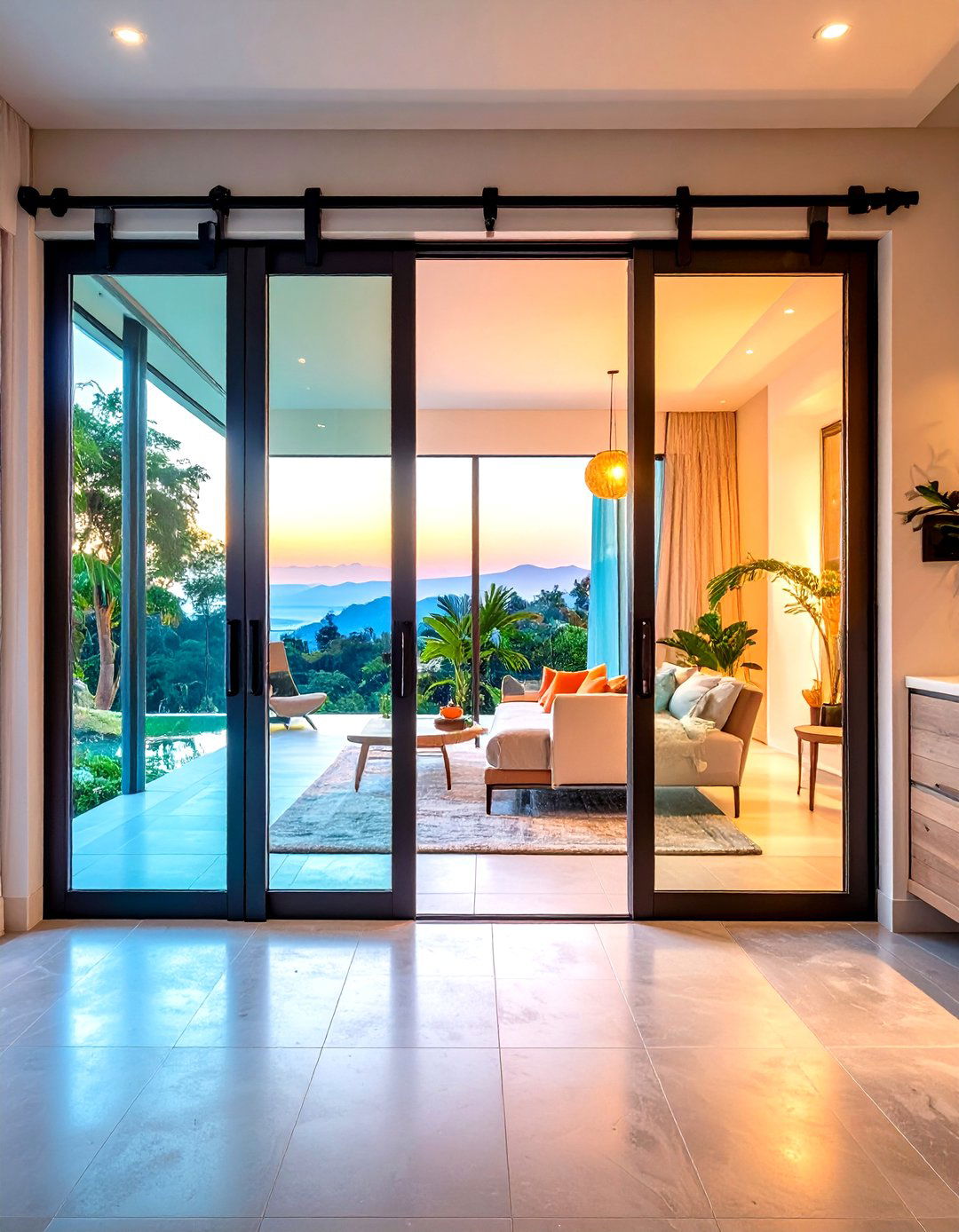 Sliding Glass Door Solutions - 24 Small Ensuite Design Ideas