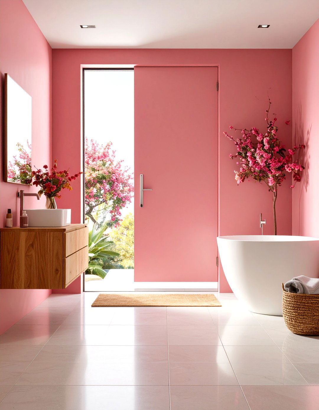 Sliding Pocket Bathroom Doors - 24 Bathroom Door Ideas