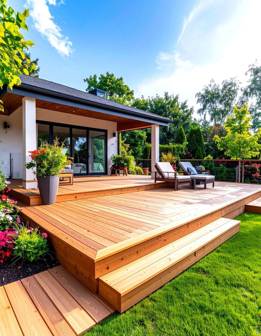 Sloped Yard Floating Deck Solutions - 24 Floating Deck Ideas