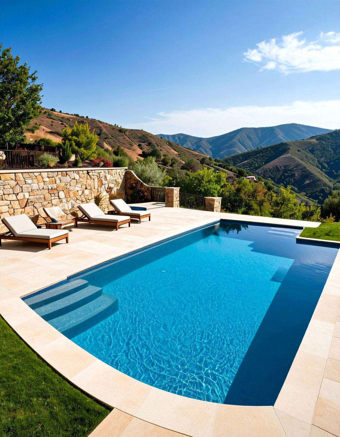 Sloped Yard Pool Solution - 24 Small Pool Ideas
