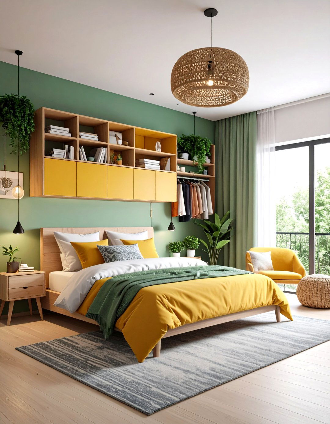 Small Bedroom Ceiling Storage and Hanging Solutions - 24 Small Bedroom Ideas