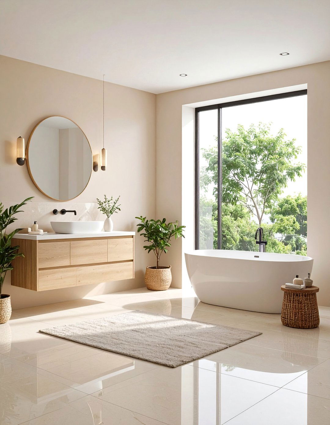 Small Beige Bathroom Maximization - 24 Beige Bathroom Ideas