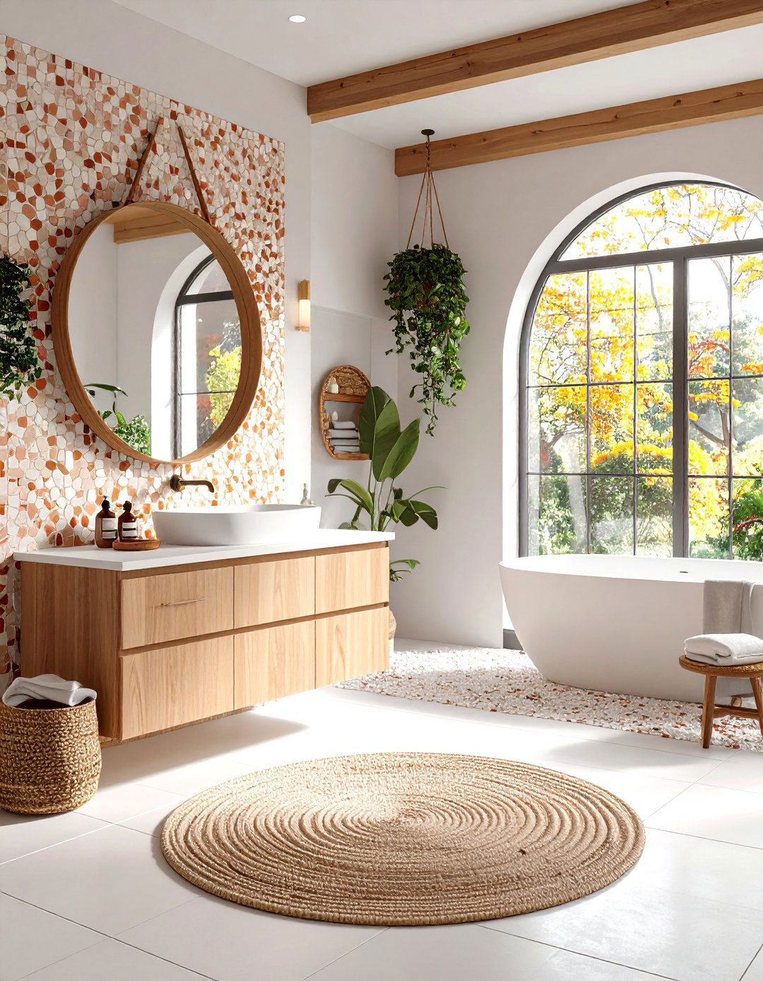 Small Format Mosaic Sheets - 24 Bathroom Flooring Ideas