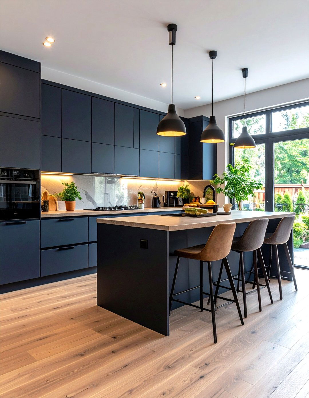 Small Kitchen Dark Cabinets - 24 Dark Wood Kitchen Cabinets