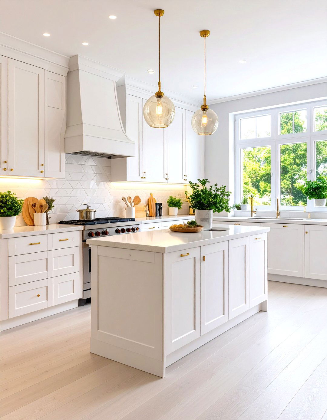 Small Kitchen Light Colored Floor Solutions - 24 Kitchens With Wood Floors