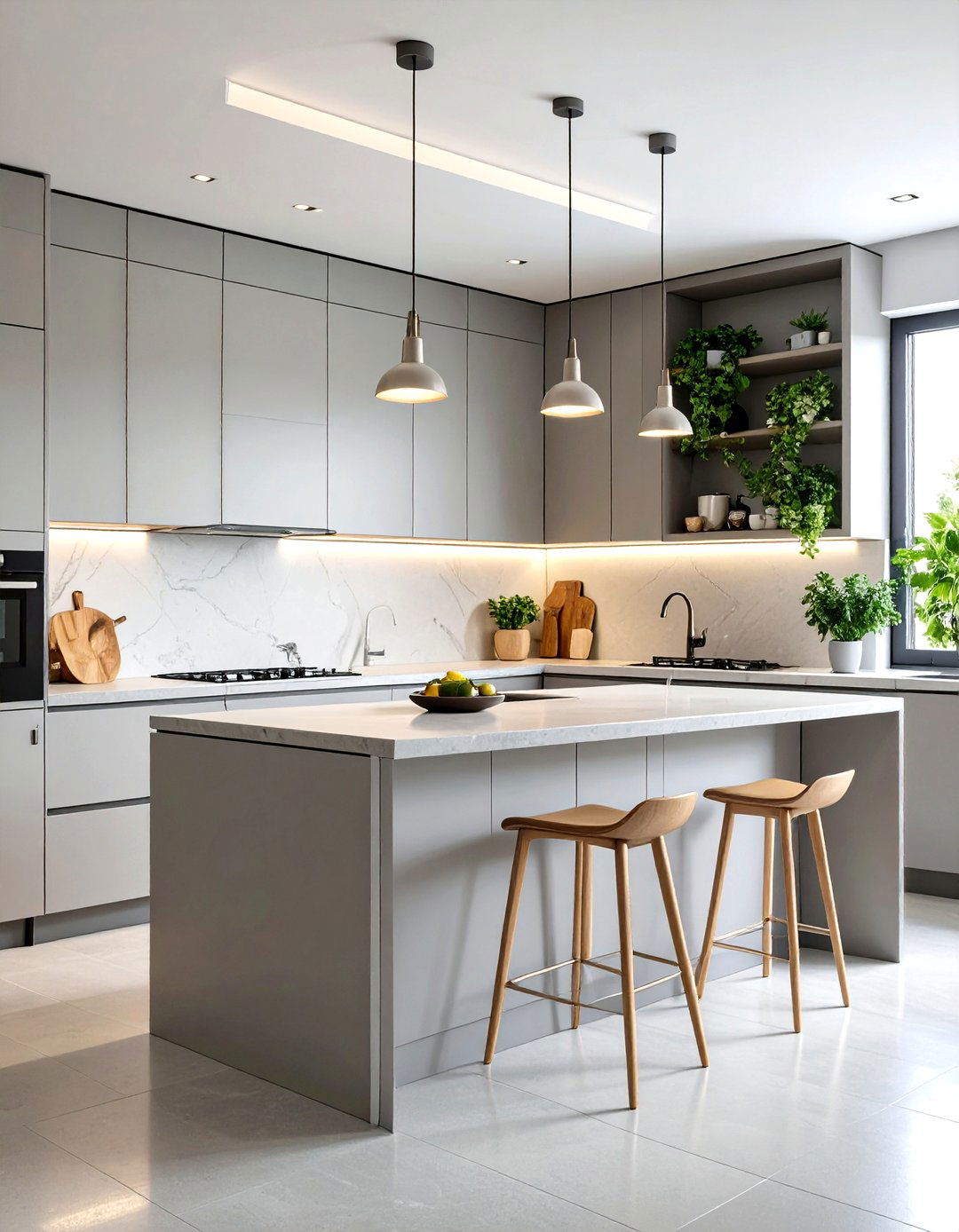 Small Kitchen Solutions - 24 Microcement Kitchen Ideas