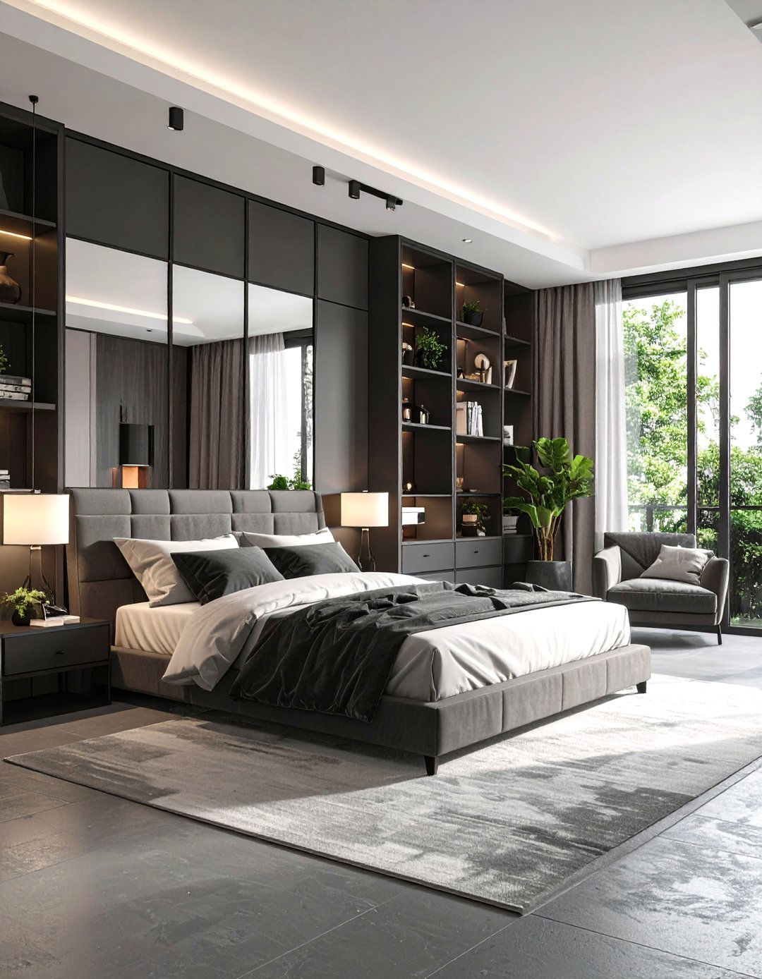 Small Space Bedroom Solutions - 24 Black and White Bedroom Ideas