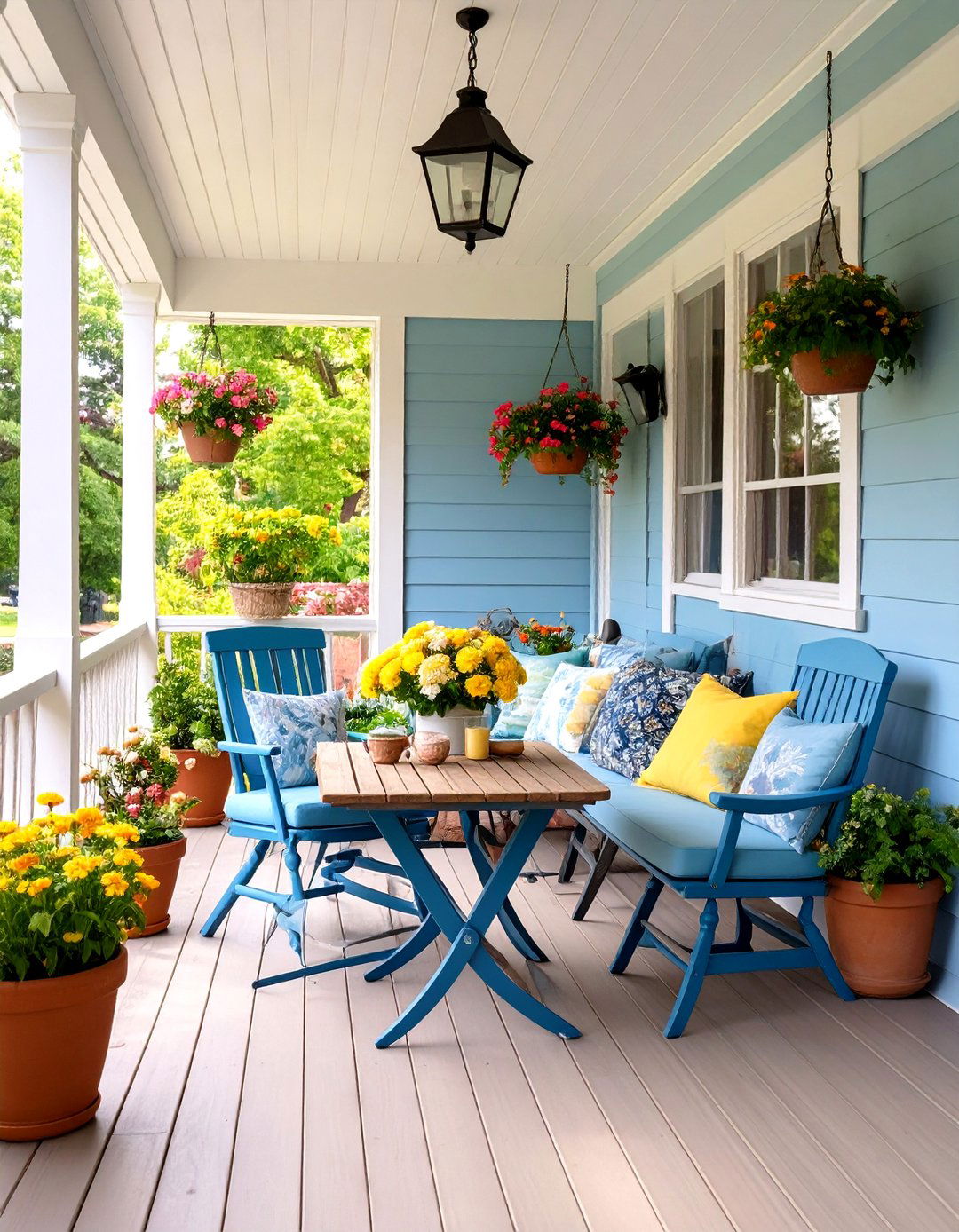Small Space Farmhouse Porch