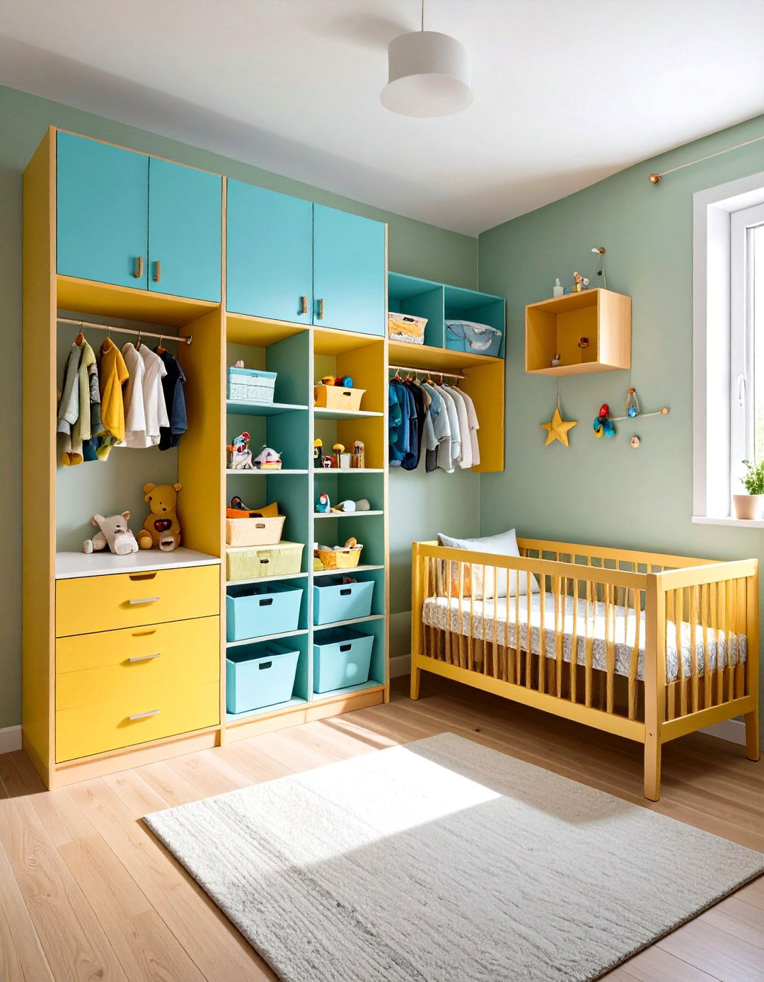 Small Space Storage Hacks - 24 Nursery Storage Ideas